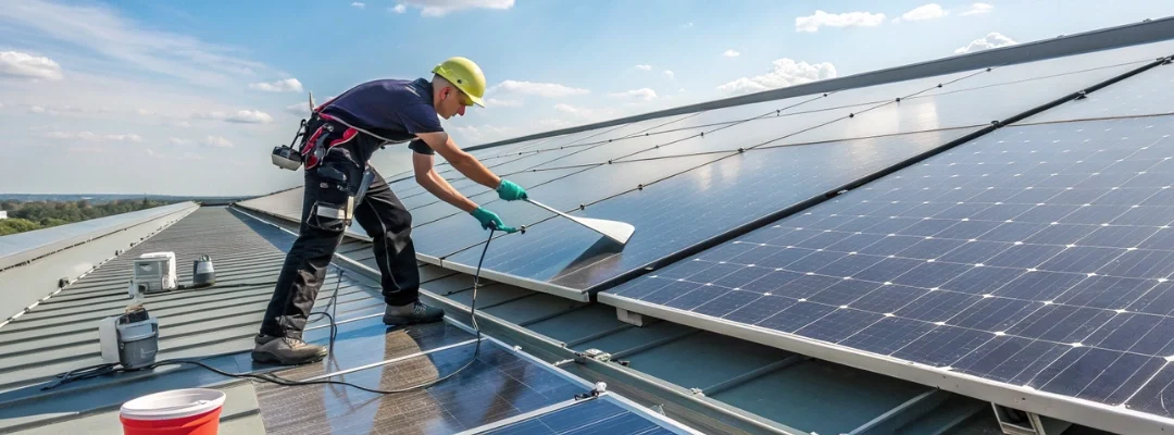 Classification of cleaning solar panels