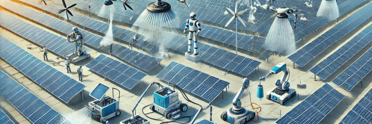 Types of Solar Panel Cleaning Machines and Its Efficiency