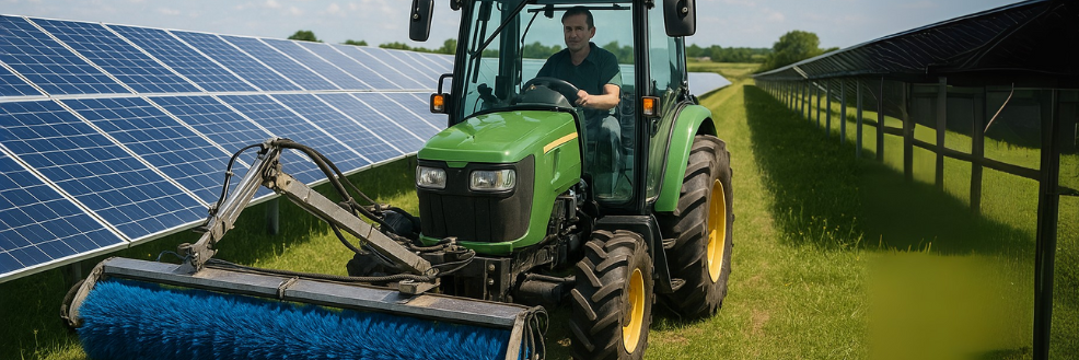 How Solar Panel Cleaning Tractors Improve Energy Efficiency and ROI